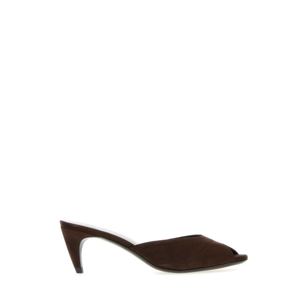 Jude Women Chocolate Nubuck Cave Mules
